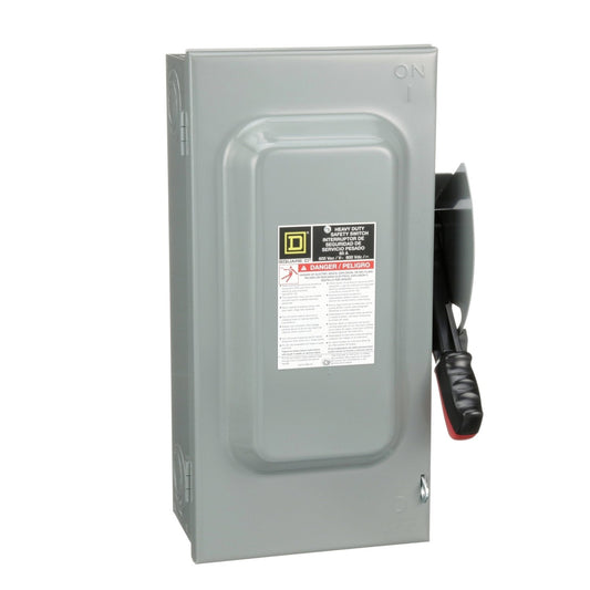 CH362 - Square D 60 Amp 3 Pole 600 Volt Heavy Duty Indoor Safety Switch